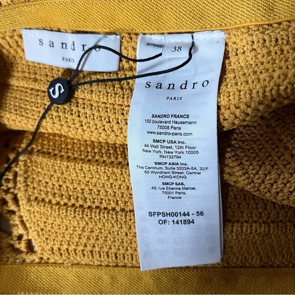 NWOT Sandro Crochet Knit Brief Shorts - Picture 14 of 15